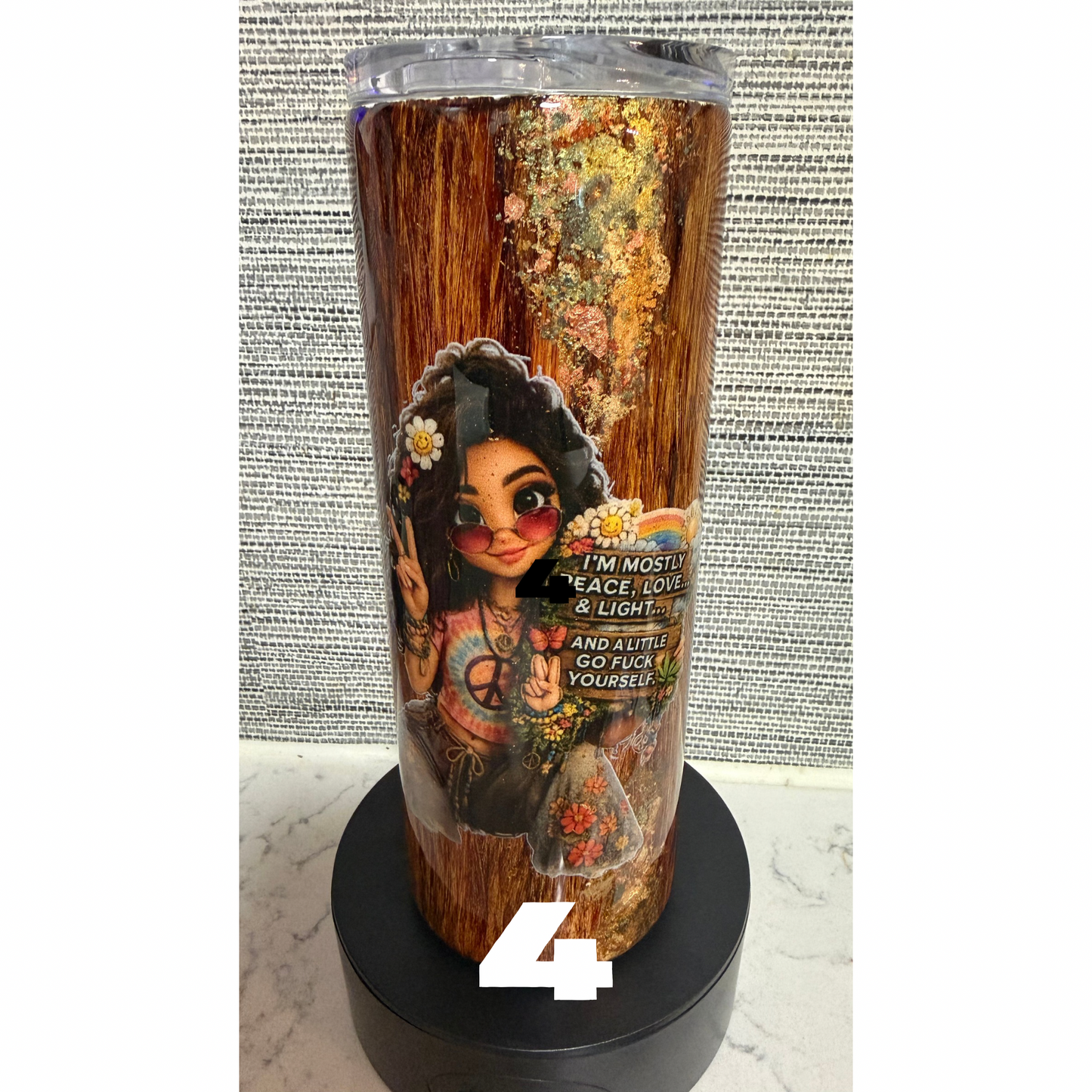 Tumbler #4 25oz Skinny