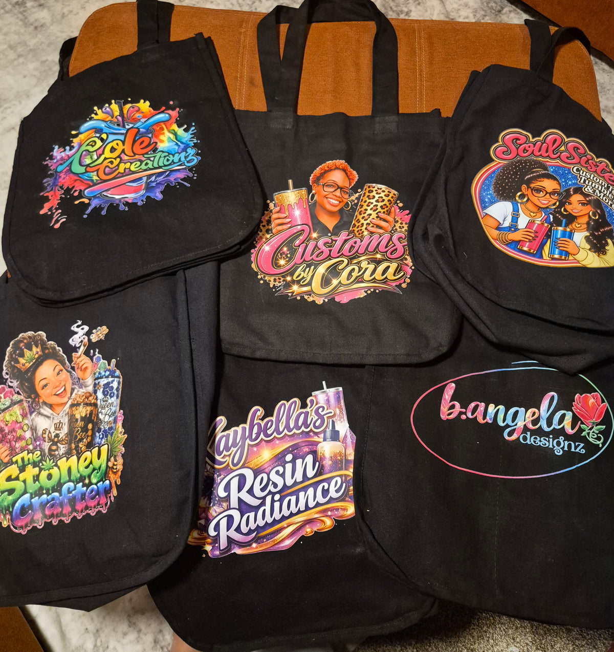 Custom DTF Tote Bag