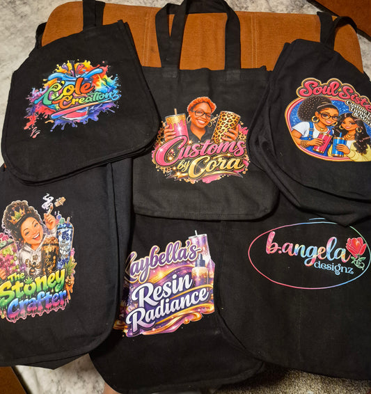 Custom DTF Tote Bag