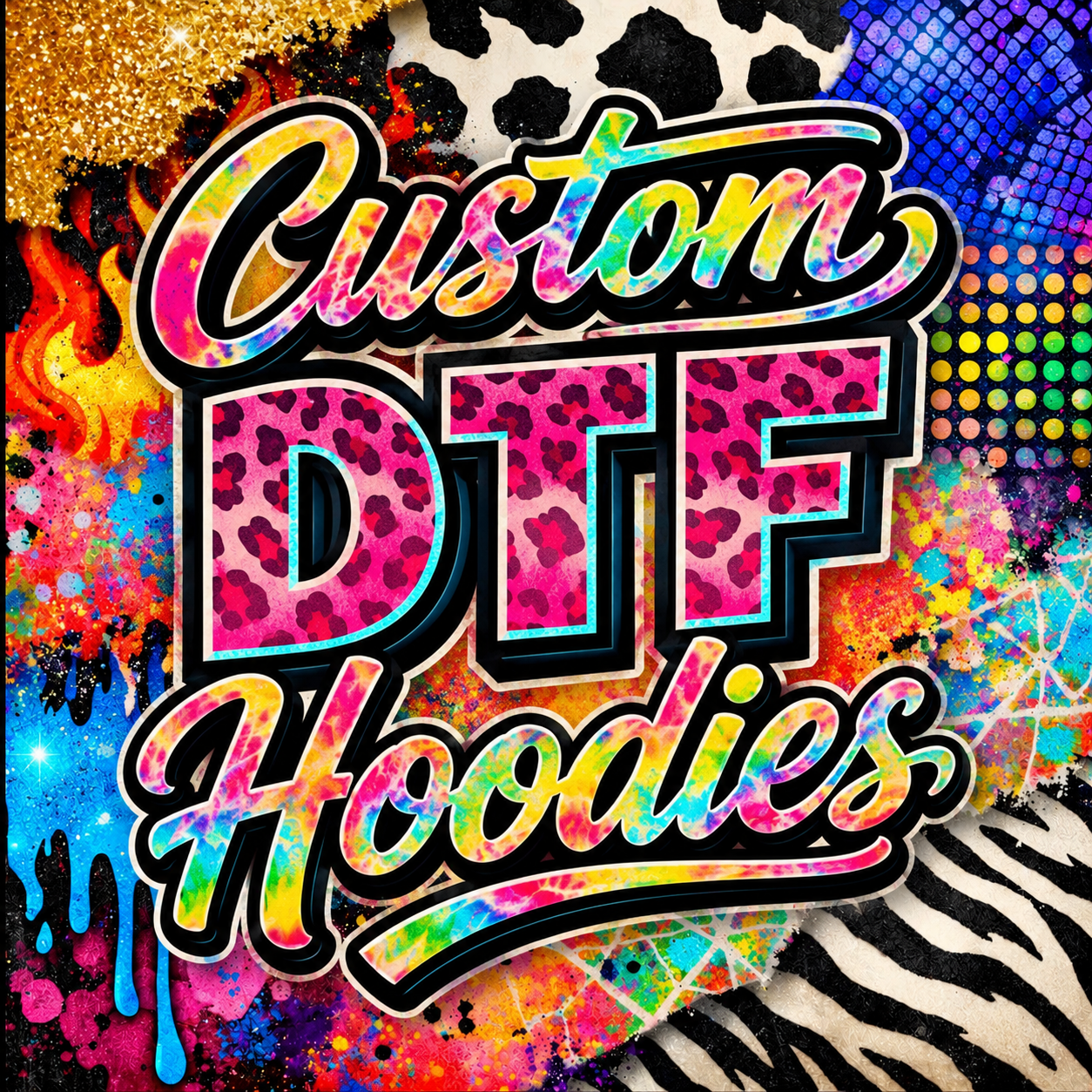 Custom DTF Hoodie Sweatshirts